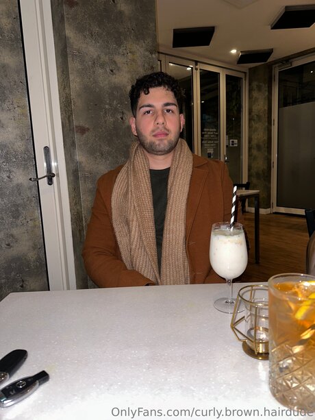 Curly Brown Hairdude