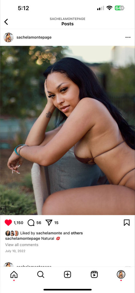 Foto di nudo di fuga di OnlyFans di  Sache Lamonte 2